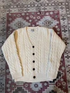 LLBEAN Fisherman sweater アイルランド製 S