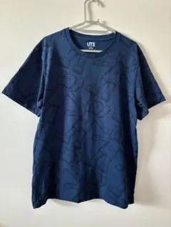 パ*オ様 UNIQLO UT × KAWS コラボTシャツ Lサイズ ネイビー