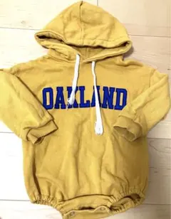 スウェットベビーロンパース　80-90センチ　韓国