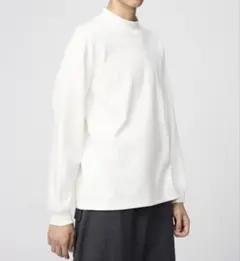 UNIQLO/ユニクロ ブラッシュドモックネックＴシャツ