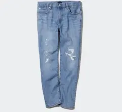 ユニクロ　スリムフィットジーンズ　ダメージ　W29