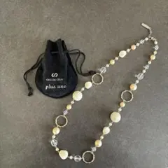 CECI OU CELAplus une パールクリスタルネックレス