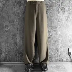 90s Ralph Lauren poly rayon wide slacksのサムネイル