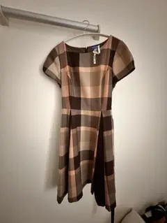 BLUE LABEL CRESTBRIDGE チェック柄ワンピース 38