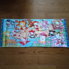 未使用ハローキティの御当地ミニタオル、44枚セット　限定品　激レア有 未使用ハローキティの御当地ミニタオル、44枚セット 限定品 激レア