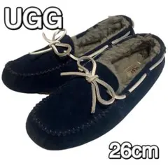 UGG Olsen モカシン ネイビー 26cm　アグ メンズ スリッポン