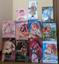 プライズフィギュアまとめ売り　開封済み箱付属品１２体セット　美少女系