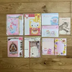 キャラクター柄メモ用紙セット 10枚入り