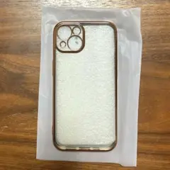 【新品未使用】iPhone13 クリアケース オレンジ