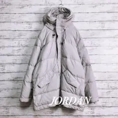 r0039 ジョーダン JORDAN グレー ダウンジャケット L