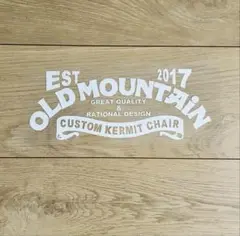 新品未使用　oldmountain kakemono ステッカー付き 期間限定！！【ステッカー3種類6枚及びオマケ付き、未開封
