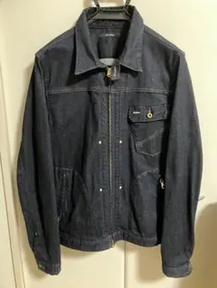 Johnbull ダークブルー デニムジャケット　濃紺　Lサイズ