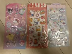 三麗鷗 寶石棉花糖貼紙 三個一套【正品】