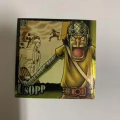 ワンピースシール、森永、ウソップ