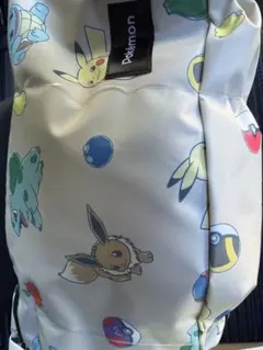 ポケモン プラチナムザッカ リュック カントー地方 アイボリー ベージュ