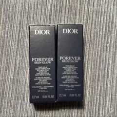 ディオール　サンプル dior skin glow 0N 2.7ml2個セット