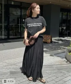 JOURNAL STANDARDシアーレーヨンリネンスカートのサムネイル