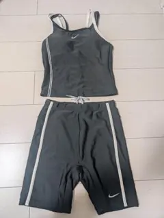 Nike 女　セパレート水着 上半身S、下半身Mサイズ グレーのサムネイル