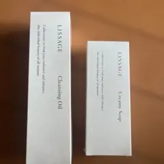 LISSAGE クレンジングオイル 175ml & クリーミーソープ 125gのサムネイル