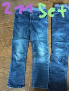 デニム　ジーンズ　gパン　120 130　セット　まとめ売り