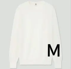 《未使用タグ付き》UNIQLO コットンカシミヤクルーネックセーター