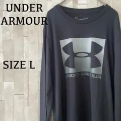 【美品】古着 UNDER ARMOUR 長袖Tシャツ Lサイズ ブラック