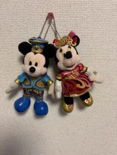 ミッキー ミニー ぬいぐるみ 衣装付き 約10cm