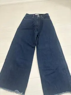 CECIL McBEE ダークブルー ワイドパンツ M