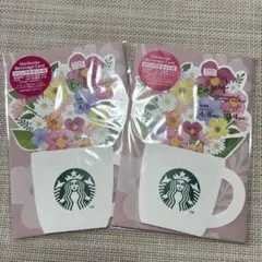 スターバックス ビバレッジカード　SAKURA2026 ２枚　フラワーのサムネイル