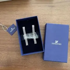 Swarovski クリスタル　ピアス　シルバー