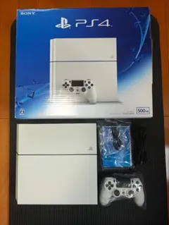 PS4 本体＋箱付き ホワイト 500GB CUH-1200A 日本語 動作確認