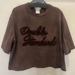 ダブスタ☆筆記体ロゴ刺繍天竺Tシャツのサムネイル