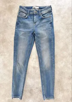 ZARA スキニーデニム ライトブルー　34