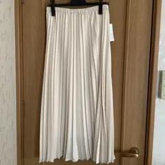 AMERICAN HOLIC アイボリー プリーツスカート L