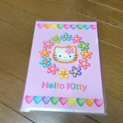 ハローキティ　中古　平成　レトロ　サンリオ　クリアファイル　カオハナ