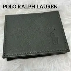 極美品❗️POLO RALPH LAUREN シボ革 コインケース 小銭入