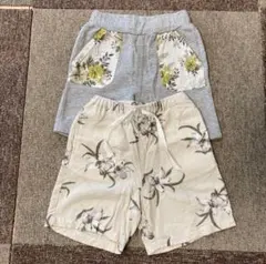 【美品】プティマイン ショートパンツ セット 80サイズ