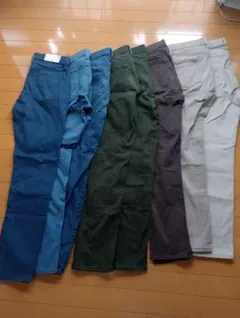 UNIQLO ウルトラストレッチカラージーンズ M　8本セット　メンズ