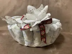 ハンドメイド　手作り　パッチワーク　小物入れ　レース　リボン　フリル