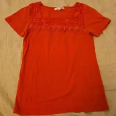 オレンジ系　半袖　Tシャツ　KLEIN PLUS 38のサムネイル