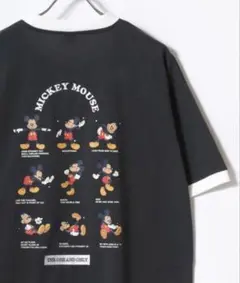 ディズニー ミッキー ビンテージプリント ラグラン 半袖Tシャツ M【中古】のサムネイル