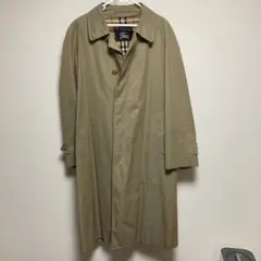 【玉虫色】90s Burberrys ステンカラーコート ノバチェック L