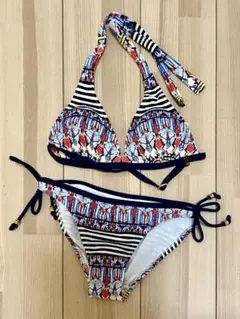 セパレート水着・ビキニ 多彩な幾何学模様　9M