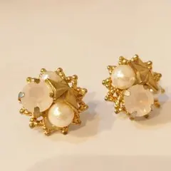 星形デザイン スタッドピアス