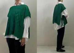 新品 TICCA 23AW ＜モヘヤニットポンチョ＞ モヘア ベスト ティッカ