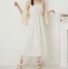 キャミワンピースemsexcite RETROGIRL清楚系 量産型 チュール