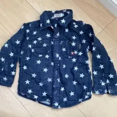 DOUBLE.B ダブルビー　ミキハウス　チェックシャツ 90