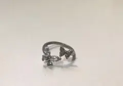 レディース　リング　バタフライ　蝶のデザイン