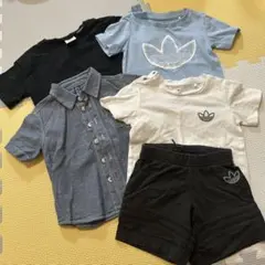 adidas/ZARA/西松屋/Tシャツ/ショートパンツ/80