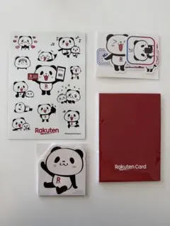楽天パンダ ステッカー メモ帳 メモパッド セット ノベルティ